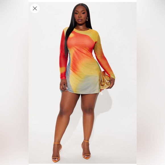 Fashion Nova Dresses & Skirts - Heated Abstract Mini Dress